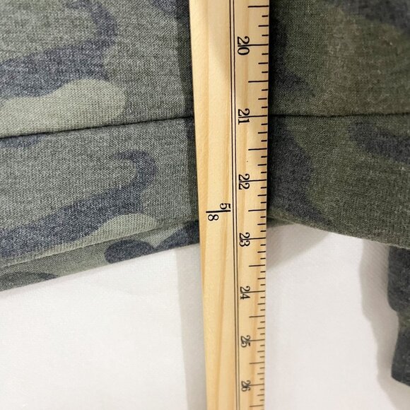 NEW Express Green Camo Print Rhinestone Crewneck Sweatshirt - Size XS - Picture 6 of 6